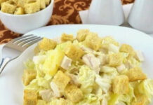 Салат с пекинской капустой