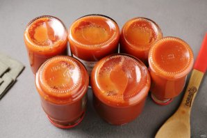 Густой кетчуп из помидоров на зиму