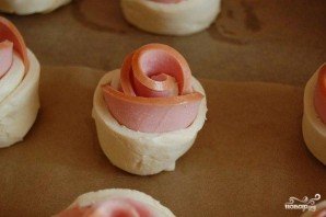 Колбасные "розочки" 